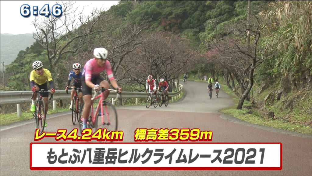 八重岳 2月4日 自転車