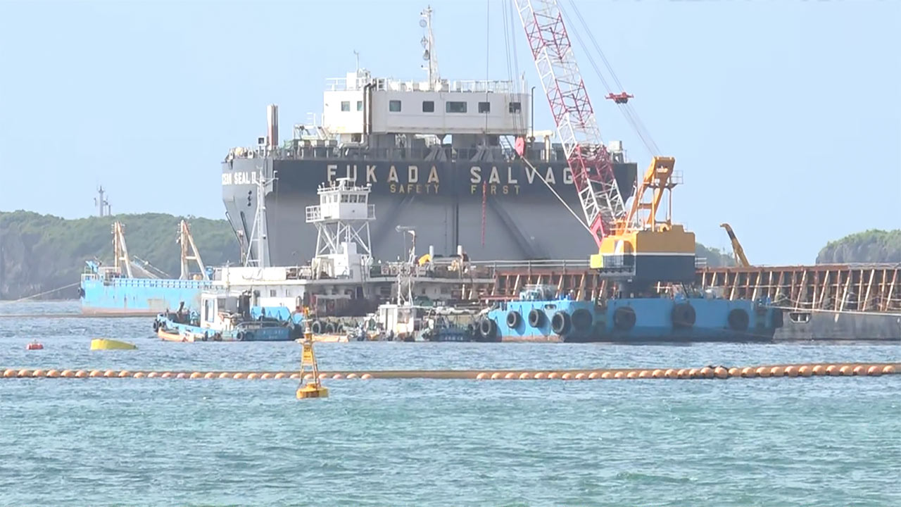 速報　辺野古くい打ち　本格的着手