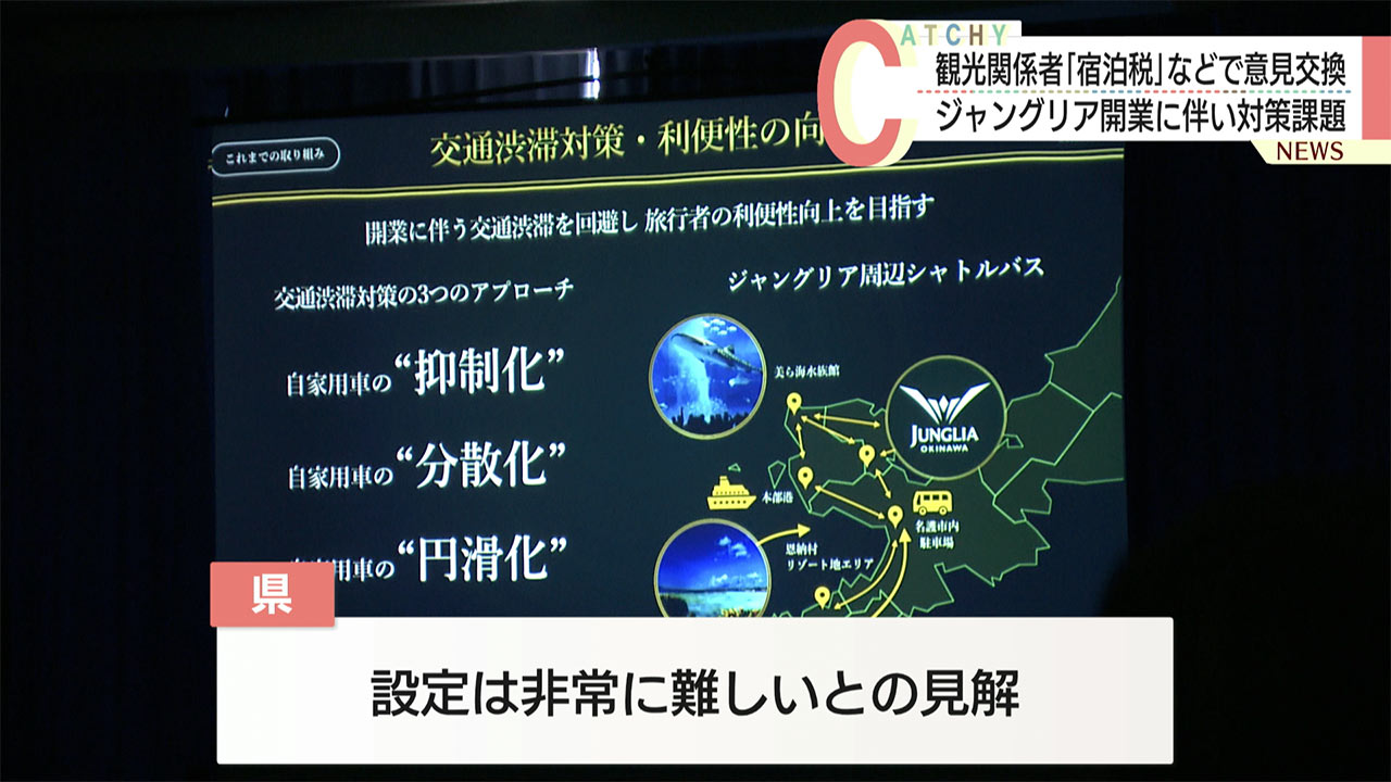 宿泊税・ジャングリア開園の課題について　観光業界が協議