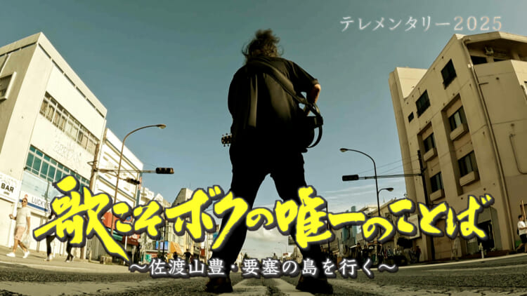 テレメンタリー2025「歌こそボクの唯一のことば～佐渡山豊・要塞の島を行く～」